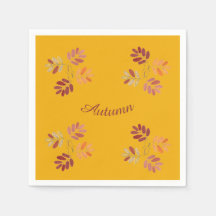 Moderne najaarskleuren laten papier droog napt