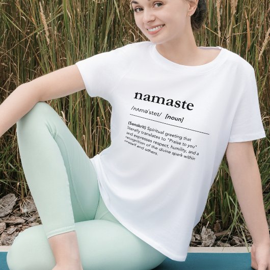 Moderne Namaste Meditatie Yoga Spiritueel T-shirt
