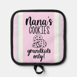 Moderne Nana's Cookies Oven Mitt en Pot Houders