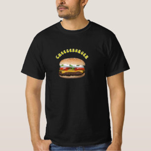 Moderne nationale dag van de cheeseburger t-shirt