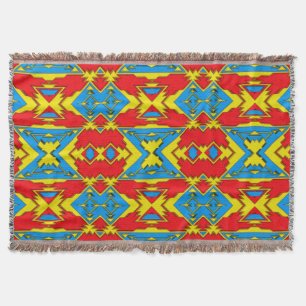Moderne Native American 12 Throw Blanket Deken
