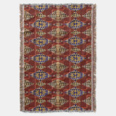 Moderne Native American 16 Throw Blanket Deken (Voorkant Verticaal)
