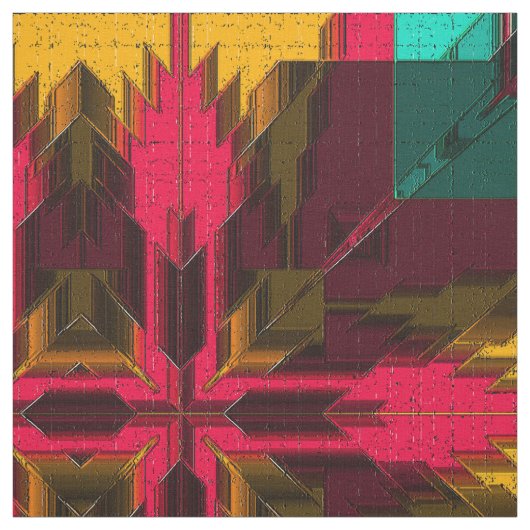 Moderne Native American 20 Custom Fabric Stof (Swatch)