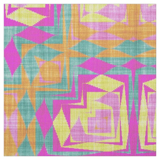 Moderne Native American 23 Custom Fabric Stof (Swatch)