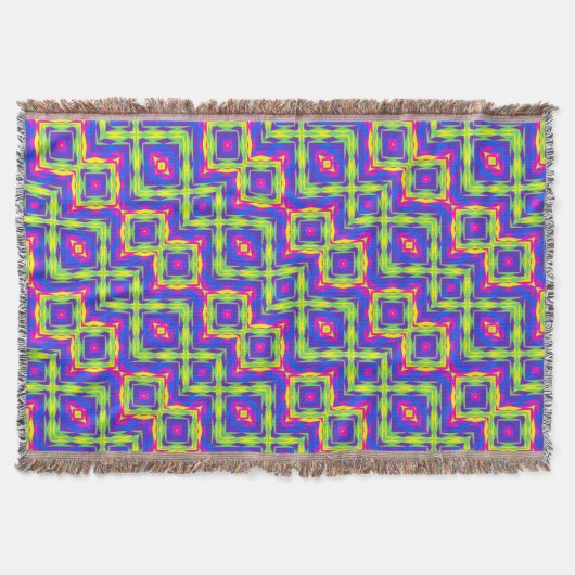 Moderne Native American 25 Throw Blanket Deken (Voorkant)