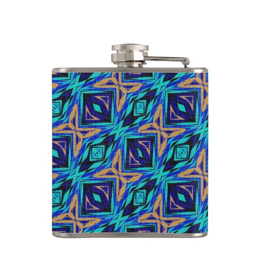 Moderne Native American 26 Wrapped Flask Heupfles (Achterkant)
