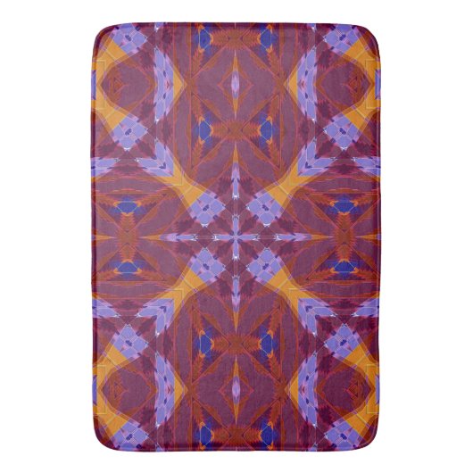 Moderne Native American 38A-B Options Bath Mat (Voorkant Verticaal)