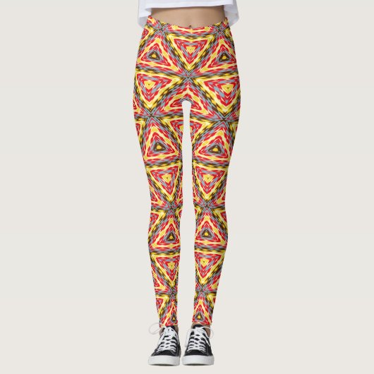 Moderne Native American 42A-B Opties Leggings (Voorkant)