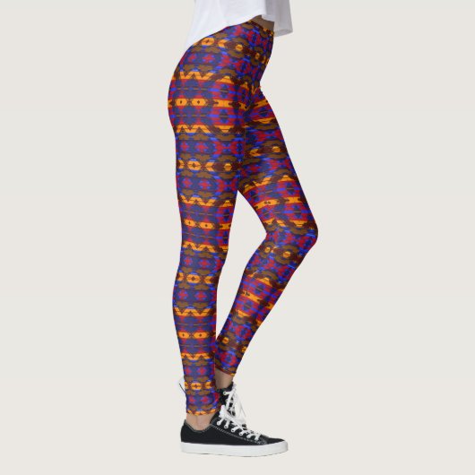 Moderne Native American 46A-B Opties Leggings (Rechts)