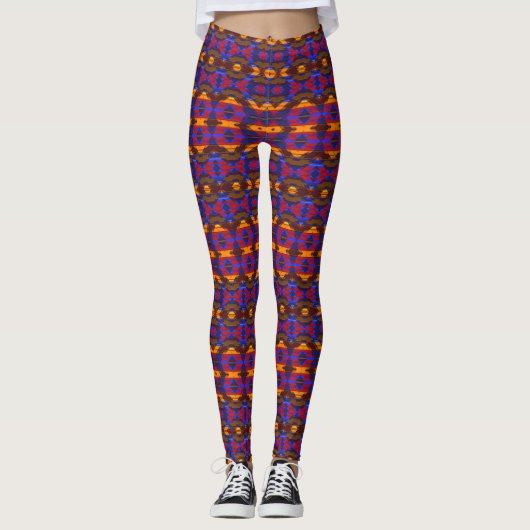 Moderne Native American 46A-B Opties Leggings (Voorkant)
