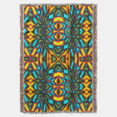 Moderne Native American 7 Throw Blanket Deken (Voorkant Verticaal)