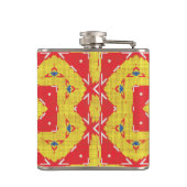 Moderne Native American 8 Wrapped Flask Heupfles (Achterkant)