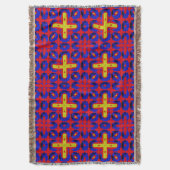 Moderne Native American Blanket met 30 projectiele Deken (Voorkant Verticaal)