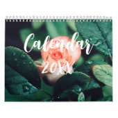 Moderne natuur bloemen / aangepaste fotokalender kalender (Hoes)