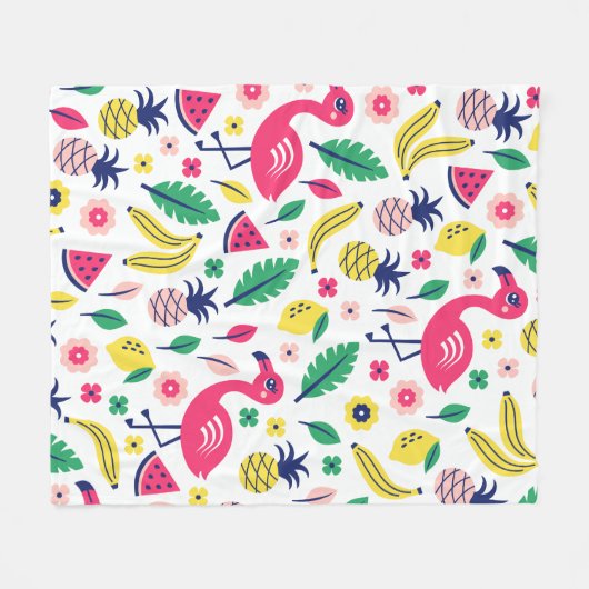 Moderne Natuur grafische kunst Fleece Deken (Voorkant (Horizontaal))