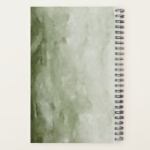 Moderne Natuur groen bos | Waterverf bomen Planner (Achterkant)