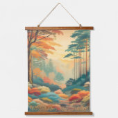 moderne natuur landschapshangmuur kunst wandtapijt hangend wandkleed (Voorkant)