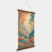 moderne natuur landschapshangmuur kunst wandtapijt hangend wandkleed (Gebogen)