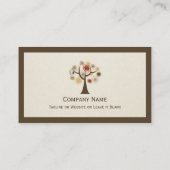 Moderne Natuur - Levensboom Visitekaartje (Achterkant)