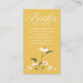 Moderne Natuur thema Wildflower Baby in Bloom Informatiekaartje (Voorkant)