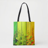 Moderne Natuur van kleurblok Tote Bag (Voorkant)