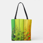 Moderne Natuur van kleurblok Tote Bag (Achterkant)