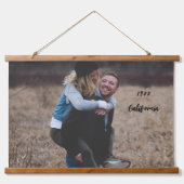 Moderne natuur voor aangepaste foto- en tekstkeepo hangend wandkleed (Voorkant)