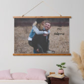 Moderne natuur voor aangepaste foto- en tekstkeepo hangend wandkleed (Slaapkamer)