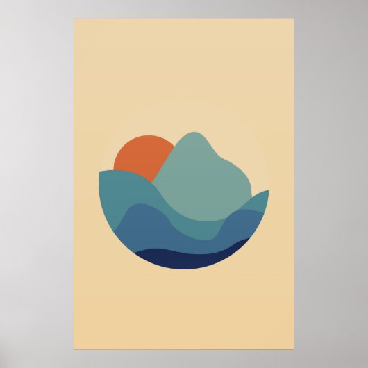 Moderne Natuur wand Poster (Voorkant)