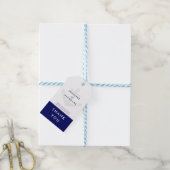 Moderne Nautical Anchor Wedding Bedankt Cadeaulabel (Met Touw)