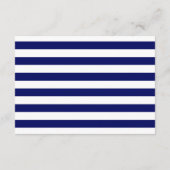 Moderne Nautical Anchor Wedding Reception Enclosur Informatiekaartje (Achterkant)