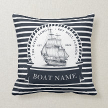 Moderne Nautical Personalized Boat