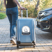 Moderne Nautical Personalized Boat Sticker (Koffer Insitu)