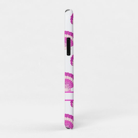 Moderne Nautical Seashell Roze Shell Beach Case-Mate iPhone Case (Achterkant/rechts)