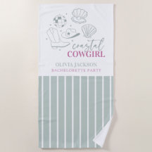 Moderne Nautilus Kust Cowgirl Bachelorette Feest