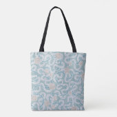 Moderne Nautisch Tote Bag (Achterkant)