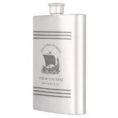 Moderne nautische aangepaste bootnaam en Logo Flacon (Links)