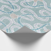 Moderne Nautische Cadeaupapier - Strand Schatten (Hoek)