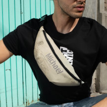 Moderne  nautische kaart Monogram Wereldkaart