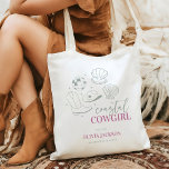 Moderne nautische kust Cowgirl Bachelorette Party Tote Bag<br><div class="desc">Moderne Nautische Kustkoeienmeisje Bachelorette Party Canvas tas</div>