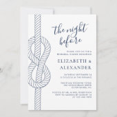 Moderne nautische repetitie diner uitnodiging (Voorkant)