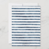 Moderne Nautische Verjaardagsfeestzeilboot Kaart (Achterkant)