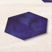 Moderne Navy Blauwe Minimalistische Onderzetter | (Schuin)