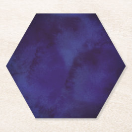 Moderne Navy Blauwe Minimalistische Onderzetter |