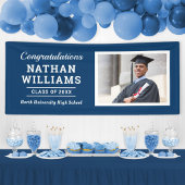 Moderne Navy Class van 2025 Custom Afstuderen Foto Spandoek