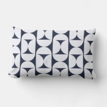 Moderne Navy Geometrische Lendekussen