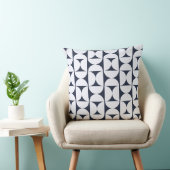 Moderne Navy Geometrische Worpkussen Kussen (Stoel)