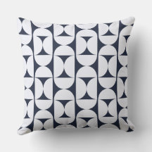 Moderne Navy Geometrische Worpkussen