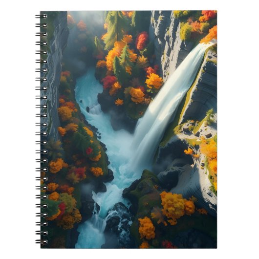 Moderne Navy & Goud Abstracte Bergtop – Luxe Notitieboek (Voorkant)