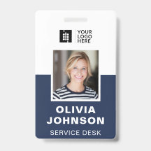 Moderne Navy Personeelsfoto ID-badge